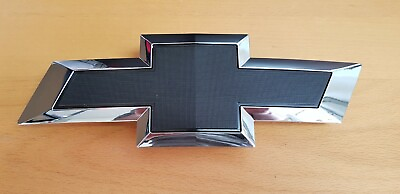 #ad NEW Black Chrome Front Only Bowtie Emblem For 2016 2018 GM Silverado 1500 $29.81