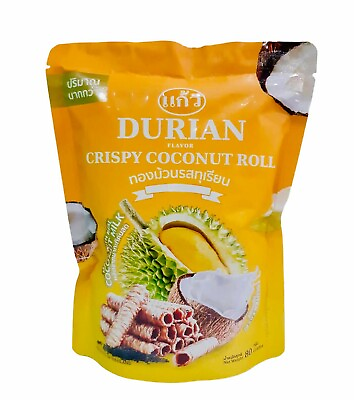 #ad Snack Crispy Roll DURIAN Flavour Halaj Party Gift Food 80g 1 24pack $243.00