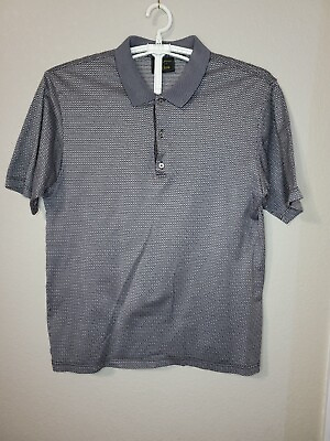 #ad Bobby jones polo shirt Neiman Marcus exclusive Golf large rare gray L140 $35.00