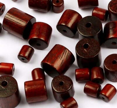 #ad Cylinder Jewelry Making Wooden Beads Charms Loose Spacer Beads Accessory 1pack $13.35