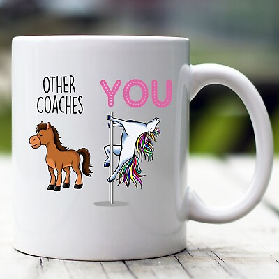 #ad Coach Gift Coach Mug Coach Funny Unicorn Mug Coach Cup Coach Coffee Mug Best Coa $16.99