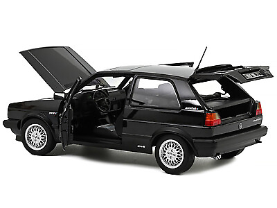 #ad 1989 Volkswagen Golf GTI Match Black Metallic 1 18 Diecast Car Norev $129.50