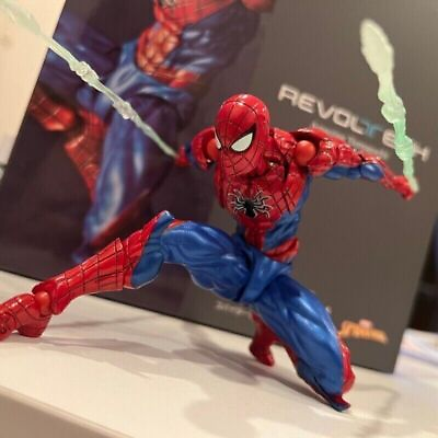 #ad Kaiyodo Revoltech Amazing Yamaguchi Spider Man Ver.2.0 Action Figure New in Box $25.64
