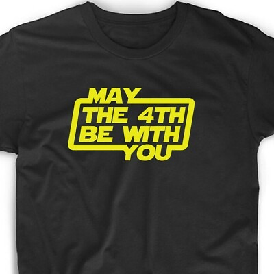 #ad May The 4th Be With You Tee T Shirt Gift Star Day Sci Fi Science Geek Force Nerd $15.00