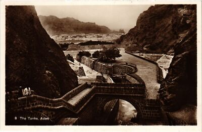 #ad PC THE TANKS ADEN REAL PHOTO YEMEN a31973 $14.99