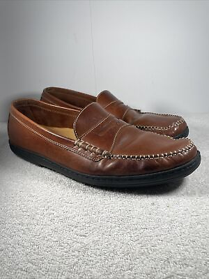 #ad COLE HAAN Pinch Cup Brown Leather Loafer C07636 Size US 10 Penny Loafer Stitch $19.88