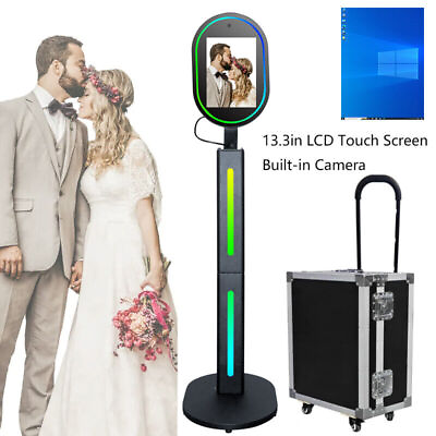 #ad Party Mirror Photo Booth with 13.3in LCD Touch Screen Mini PC Built in Camera $1899.00