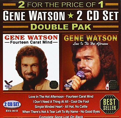 #ad Gene Watson Double Pak New CD $15.51