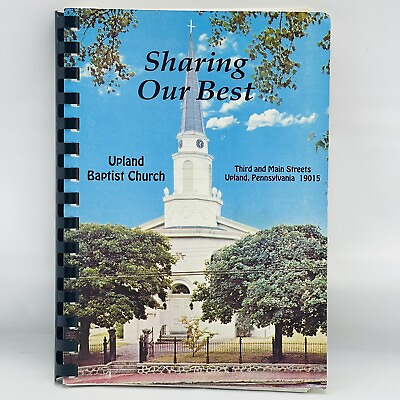 #ad #ad Upland PA Cookbook Sharing our Best Upland Baptist Church $11.98
