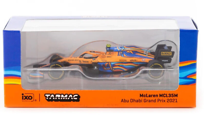 #ad Tarmac Works Lando Norris McLaren MCL35M 2021 Abu Dhabi 1:64 Diecast F1 Car $14.99