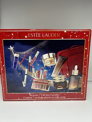 #ad ESTEE LAUDER Holiday Gift Set 11 Full Size 1 Travel Case Great Gift Idea $116.99
