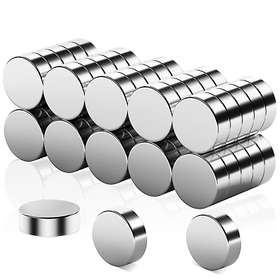 #ad 50 Pcs Fridge Magnets 6x2mm Refrigerator Magnets Magnets for Fridge amp; Crafts NEW $6.08