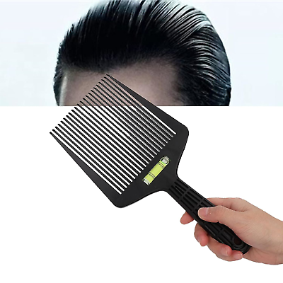 #ad Flat Top Guide Hair Comb Haircut Level Comb Bang Oil Hair Comb Barber Cutting $6.56