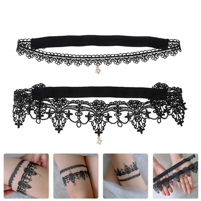 #ad Thigh Lace Garter Bowknot Stretchable Wedding Ring Flowers $8.45