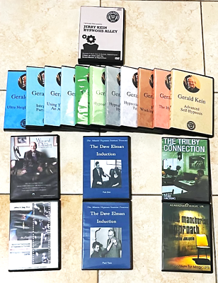 #ad Hypnosis Bundle by Jerry Kein Milton Erickson Steve Parkhill 18 DVD Programs $199.00