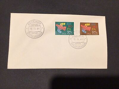 #ad Iceland 1961 Europa first day cover Ref 60364 GBP 7.13