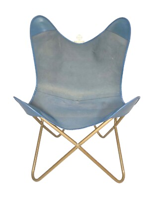 #ad Butter Fly Chair – Canvas Chair – Leather Chair–Arm Rest Lounge Chair. PL2 1.368 $138.54