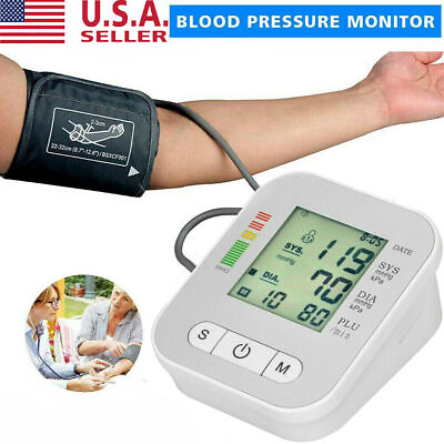 #ad Blood Pressure Monitor Automatic Arm Digital BP Cuff Pulse Heart Rate Machine US $15.99