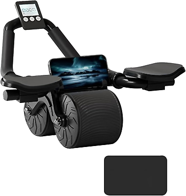 #ad Uota Ab Roller Wheel with Elbow Support Automatic Rebound Abdominal WheelAb amp; $66.19