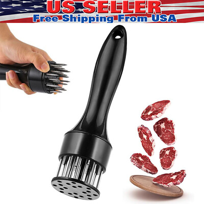 #ad Professional Meat Tenderizer Stainless Steel Needle Cooking Hammer Kitchen Tool $5.98