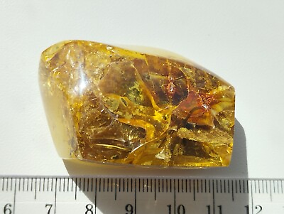 #ad Baltic natural polished amber. Weighing 20 gr. $12.00