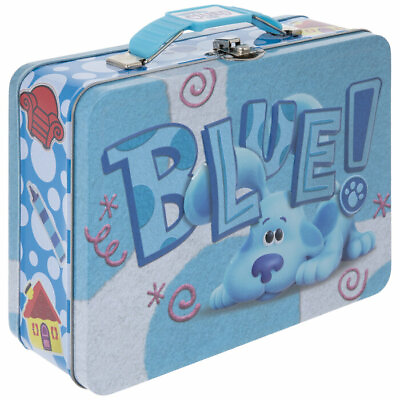 Blue#x27;s Clues Tin Lunch Box Toy Carrier Collectible Nickelodeon Gift ASSORTED $12.99