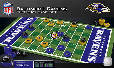 #ad MasterPieces Baltimore Ravens NFL Checkers Board Game $19.99