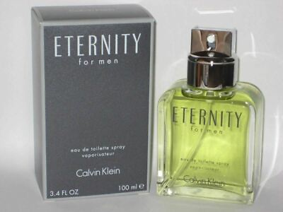 Calvin Klein Eternity Men Eau de Toilette Spray 3.4 Oz Ck Eternity New In Box $39.99