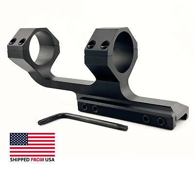 #ad Picatinny Rail Cantilever Scope Mount 30mm One Piece Dual Rings High Profile $17.54