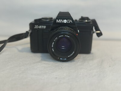 #ad Minolta X 570 35mm Film Camera w Minolta 50mm 1.7 Lens Read Description $99.00
