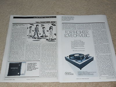 #ad Beatles MFSL Vinyl The Collection Review 2 pages 1982 Mobile Fidelity Box $9.99