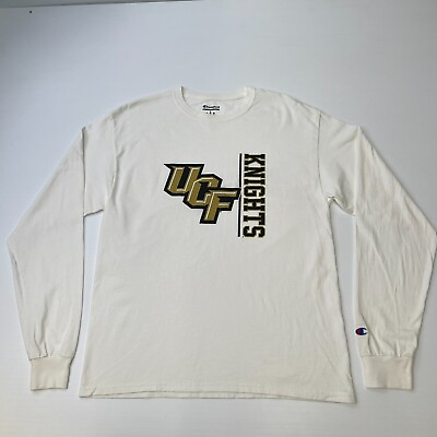 #ad University Central Florida Shirt Men Large UCF Knights Champion Long Sleeve Crew $16.97
