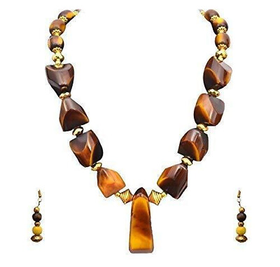 #ad #ad Hand Made Beads Necklace Necklace Set For Girls and Women For Casual Dressup $42.00