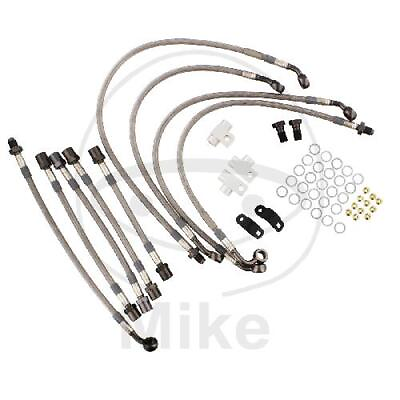 #ad Brake hose steel braided kit 9 piece for Kawasaki GTR 1400 07 09 $431.73