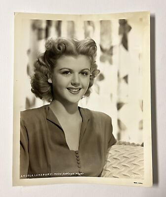 #ad Original Vintage MGM Young Angela Lansbury Portrait Publicity Press Photo $29.99