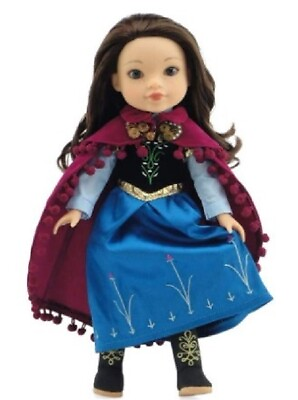 #ad WW Princess amp; Fairy Playtime Princess Anna Inspired Gown fits 14 14.5quot; Dolls $15.25