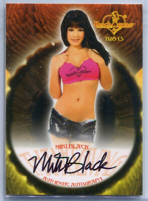 #ad MIKI BLACK 2013 BenchWarmer Thanksgiving Authentic Autograph #62 $3.34