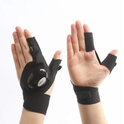 #ad Perfect Gift Hand Gloves with LED Flashlight $90.44