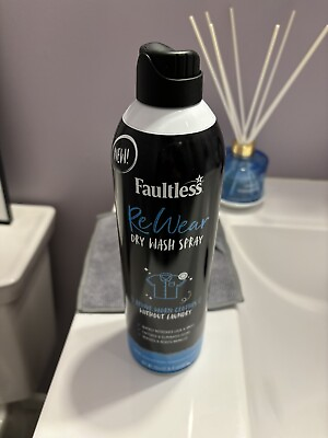 #ad 2x Faultless ReWear Dry Wash Spray Pack Revive Worn Clothes Without Laundry New $30.00