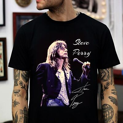 #ad New Rare Steve Perry Tour Collection Singer Men Shirt $16.97