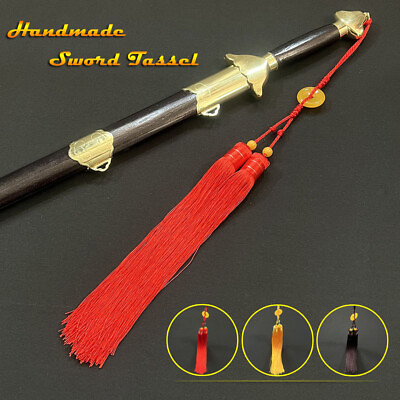 #ad Kung Fu Taichi Sword Tassel Jade For Martial Arts Sword Samurai Sword Katana Hot $13.99