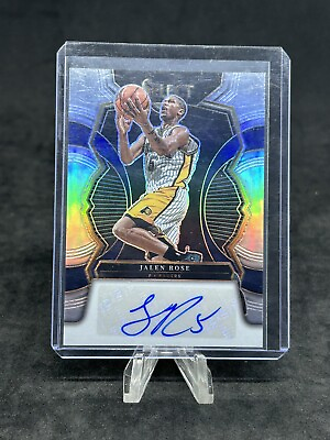 #ad #ad 2022 23 Panini Select Silver Prizm Jalen Rose Indiana Pacers AUTO 6 249 $19.99