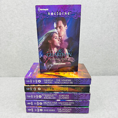 #ad Harlequin Nocturne Paranormal Romance Book Lot of 6 Mass Market Paperback Spicy $18.99