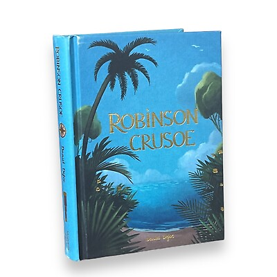 #ad Robinson Crusoe by Daniel Defoe Collector#x27;s Hardcover Gift Special Edition Book $21.90