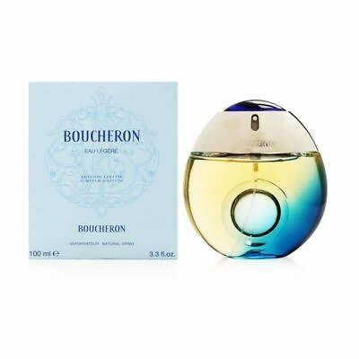 #ad BOUCHERON 3.4 oz EAU LEGERE 2004 Women#x27;s Spray Perfume 3.3 Limited Edition NIB $39.99