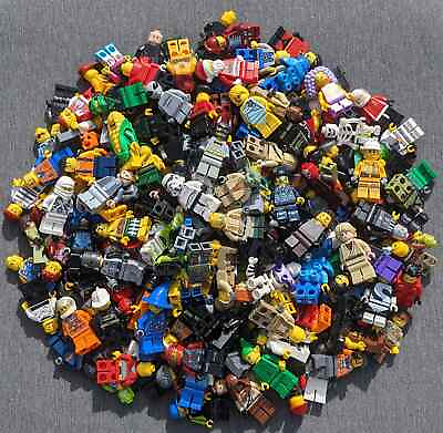 #ad LEGO Minifigures Bulk Lot 10 12 or 24. Space Marvel Castle City Random Pick. $42.49