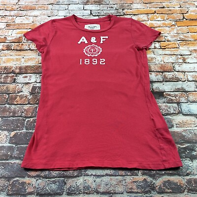 #ad Abercrombie amp; Shirt Ladies M Pink Short Sleeve Lightweight Top Tee Womens $9.79