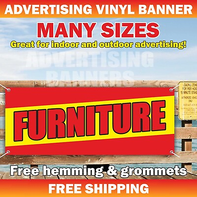 #ad FURNITURE Advertising Banner Vinyl Mesh Sign Sofa Mattress Bed Bath sale $219.95