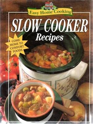 #ad Easy Home Cooking Slow Cooker Recipes Hardcover GOOD $3.81
