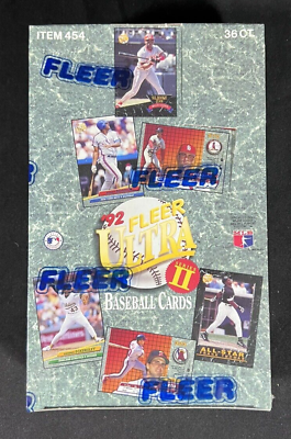 #ad 1992 Fleer Ultra Series 2 Baseball Box Factory Sealed Find Ultra All Stars $19.25